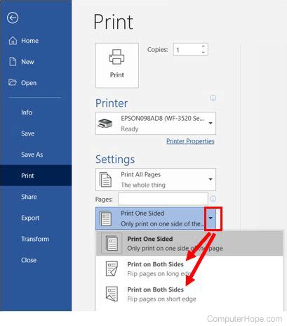 How to Print Double-sided in Microsoft Word