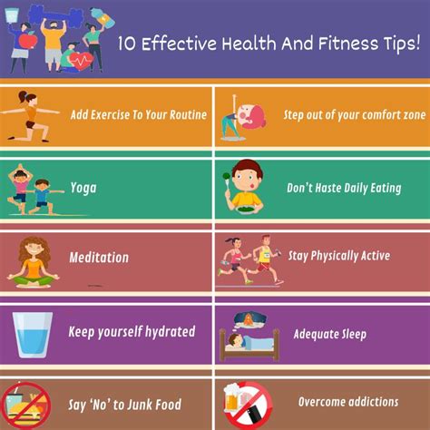 10 Effective Health And Fitness Tips | Health and fitness tips, Fitness tips, Health fitness