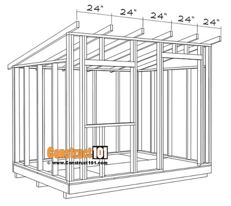 Lean To Shed Roof Framing Plan - Infoupdate.org