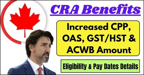 CRA Benefits October 2024: Check Increased CPP, OAS, GST/HST & ACWB Amount, Eligibility & Pay ...