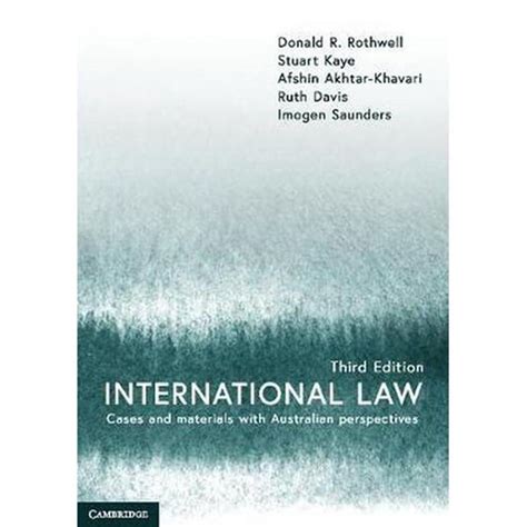 Internat Law Cases & Materials, 3rd Edition by Donald R. Rothwell, Paperback, 9781108445450 ...