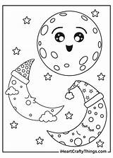 Printable Moon Coloring Pages Updated 2021 sketch template