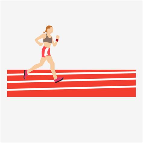 Racing Track Clipart Vector, Run Race Track Motion, Track And Field ...