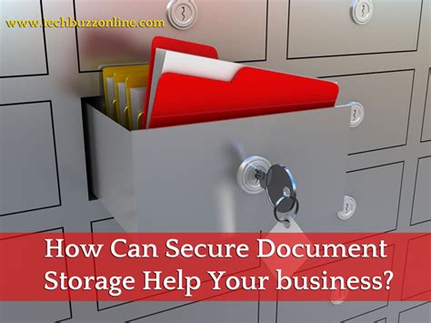 How Can Secure Document Storage Help Your business?