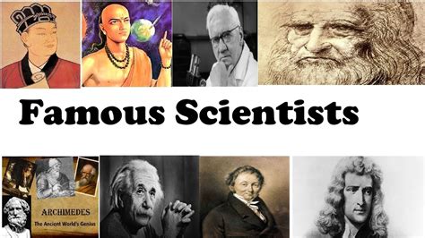 Top 10 famous scientists and their inventions - YouTube