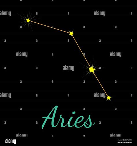 Aries Star Constellation Map