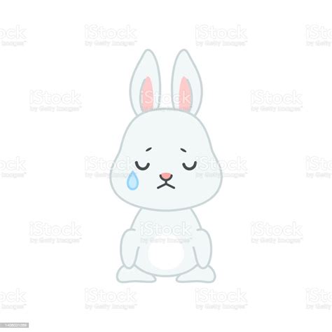 Cute Crying Bunny Stock Illustration - Download Image Now - Animal ...