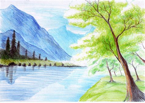 Nature Drawing Pictures at GetDrawings | Free download