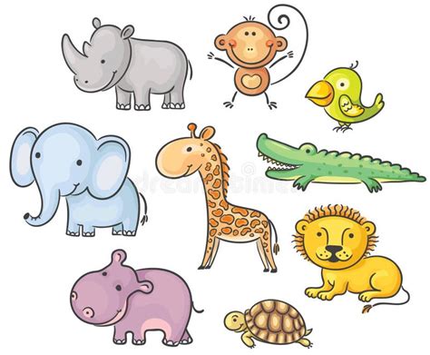 Free Cartoon Clipart Of Animals