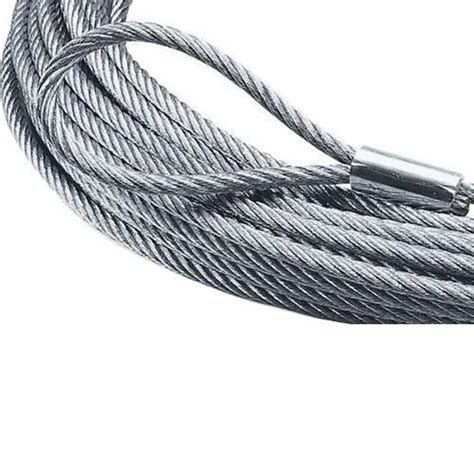 Mild Steel Plain Galvanized Wire Rope, Packaging Type: Roll, Rs 40/meter | ID: 16364922891