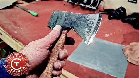 Best Axe Sharpening- Super Easy - YouTube