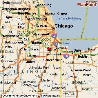 Robbins, Illinois Area Map & More