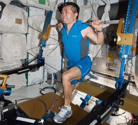 How do astronauts keep fit in space?