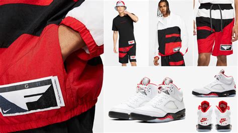 Air Jordan 5 Fire Red Outfit match | SneakerFits.com