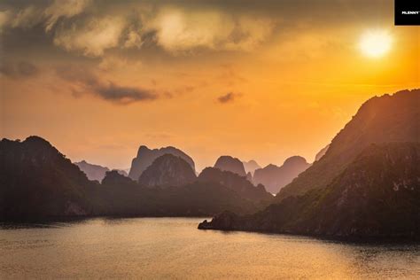 Halong Bay Sunset Twilight, Vietnam - Mlenny Photography Travel, Nature, People & AI