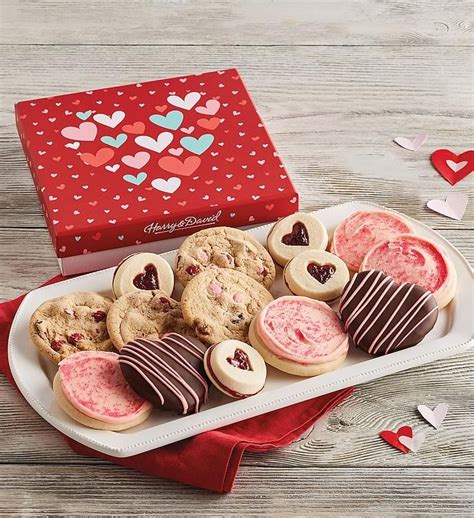 Valentine's Day Cookie Gift Box | Cookie Gift Baskets | Harry & David | Valentines bakery ...