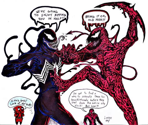 Carnage versus Venom by Lersso on DeviantArt