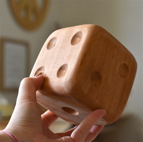 Giant Wooden Dice – Little Big Learning