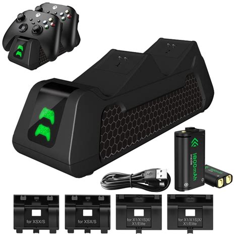 Controller Charger Station for Xbox Series X|S/Xbox One, Controller Charging Station with 2 x ...