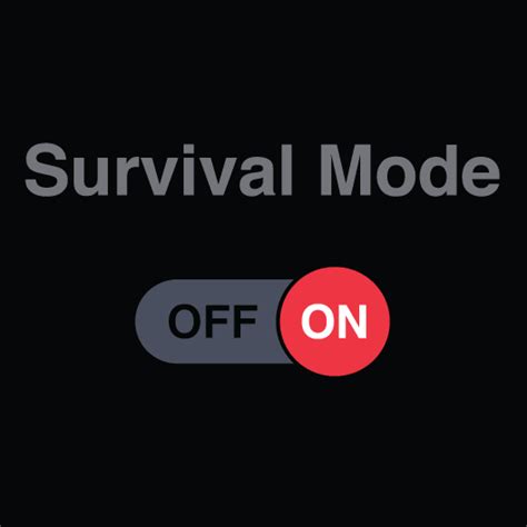 Survival Mode On Sticker - Just Stickers : Just Stickers