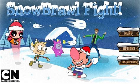 Cartoon Network Snowball Game