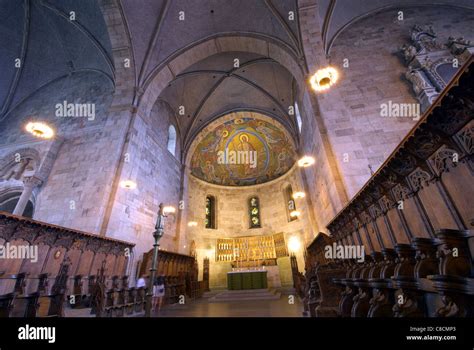 Sweden, Lund cathedral interior Stock Photo - Alamy