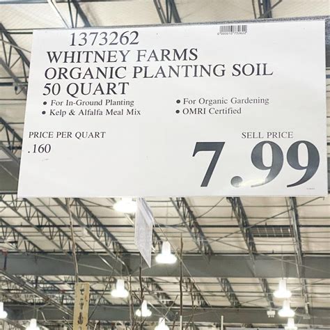 Whitney Farms Organic Planting Soil at Costco | CostContessa