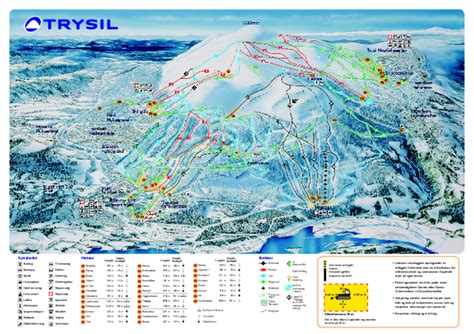 Trysil Ski Trail Map - Trysil Norway • mappery