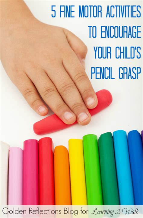 Pencil Grasp Activities: 5 Fine Motor Activities For Pencil Grip | Pre ...