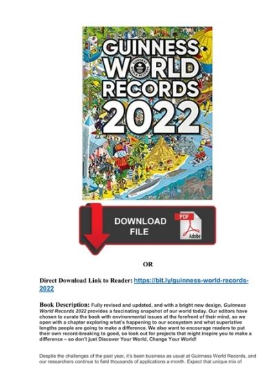 [Full Book] PDF Download Guinness World Records 2022 by Guinness World ...