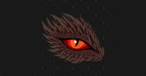 Red Fiery Dragon Eye - Dragon Eye - Sticker | TeePublic