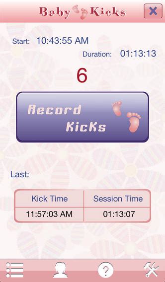 Baby Kicks Monitor Free app review: counting the kicks - appPicker