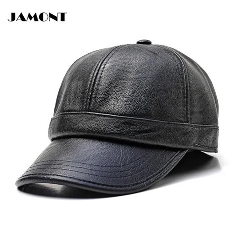 JAMONT 2018 Winter Warm Golf Hat With Earflaps Windproof Cap Great Leather Mens Comfortable Golf ...