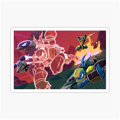 "Rise of the TMNT" Sticker for Sale by corythec | Redbubble