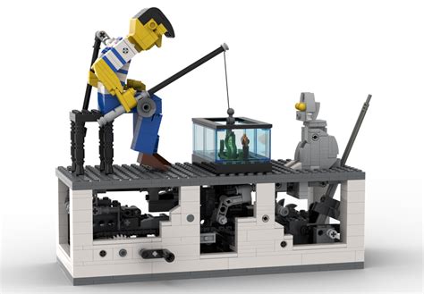 LEGO MOC Fisherman, by TonyFlow76 by Planet GBC | Rebrickable - Build with LEGO