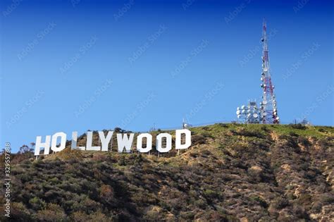 LOS ANGELES, USA - APRIL 5, 2014: Hollywood Sign in Los Angeles. The ...