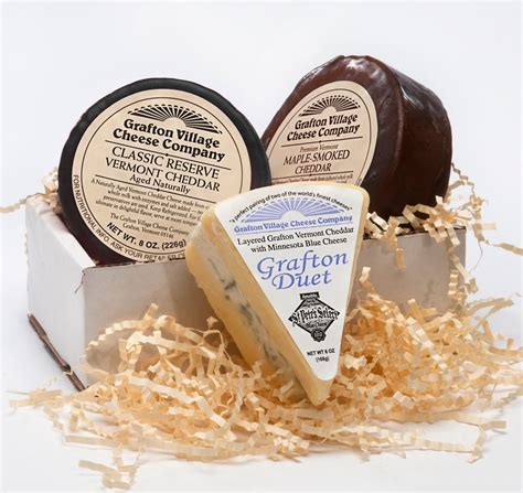 Vermont cheddar cheese: Grafton Village Cheese Company