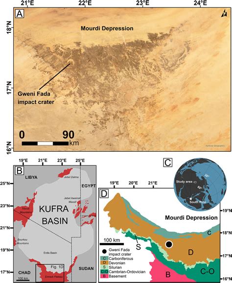 (A) The Ennedi Plateau is a sandstone plateau situated amidst the ...