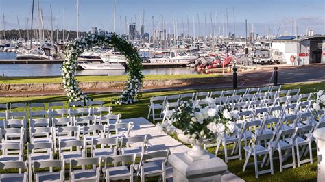 Stunning waterfront Weddings at Royal Perth Yacht Club