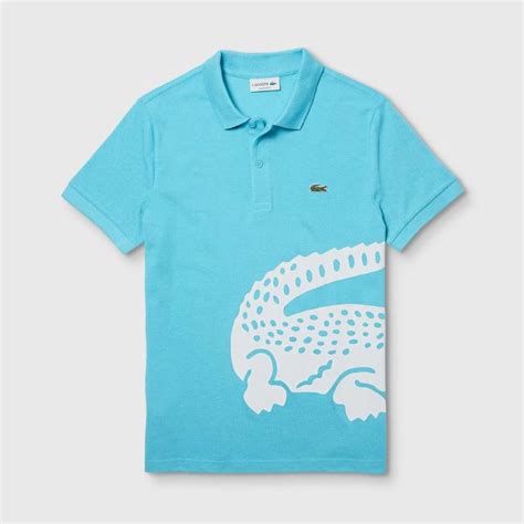 LACOSTE Men's Lacoste Regular fit Oversized Crocodile Print Polo Shirt - 4