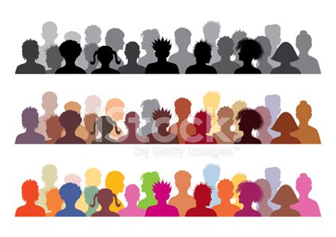 Set Of Audience Illustrations Stock Photo | Royalty-Free | FreeImages