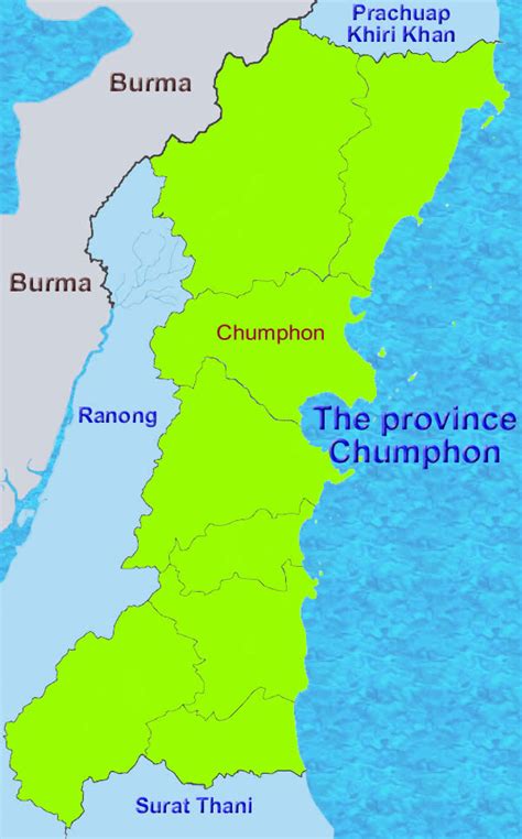 Chumphon Province of Thailand | Palm oil and long white beaches