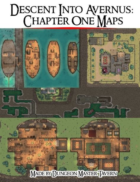 Descent Into Avernus Chapter One Maps | Etsy