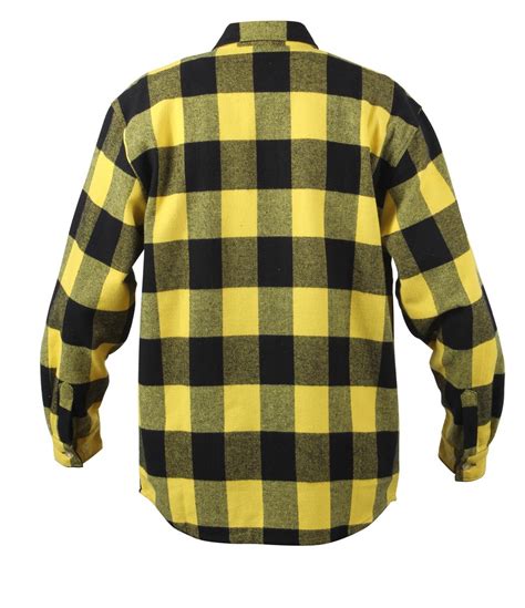 Extra Heavyweight Brawny Flannel Shirt, Buffalo Plaid | eBay