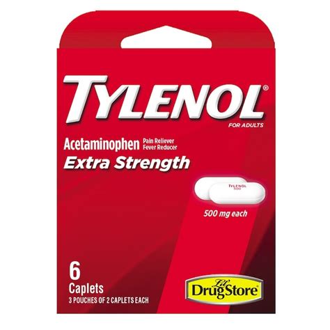 Tylenol Extra Strength Acetaminophen Pain Reliever Capsules - Trial ...