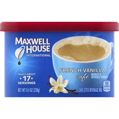 Maxwell House International Cafe French Vanilla Cafe Beverage Mix (8.4 oz) from Gelson's - Instacart