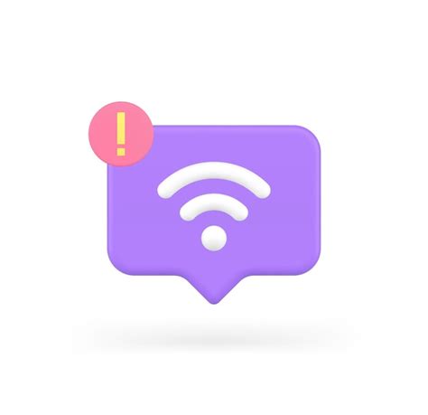 Интернет Wi-Fi сетевая ошибка блокировка беспроводного Wi-Fi сигнала быстрые советы 3D икона ...