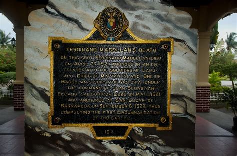 Read the Plaque - Ferdinand Magellan’s Death historical marker