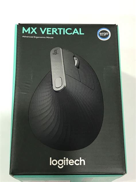 Logitech MX Vertical Advanced Multi-Device Ergonomic Bluetooth Wireless Mouse for Stress Injury ...