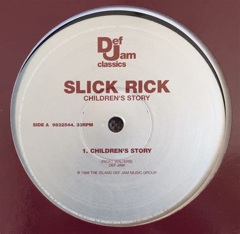 Slick Rick - Children's Story (2005, Vinyl) | Discogs